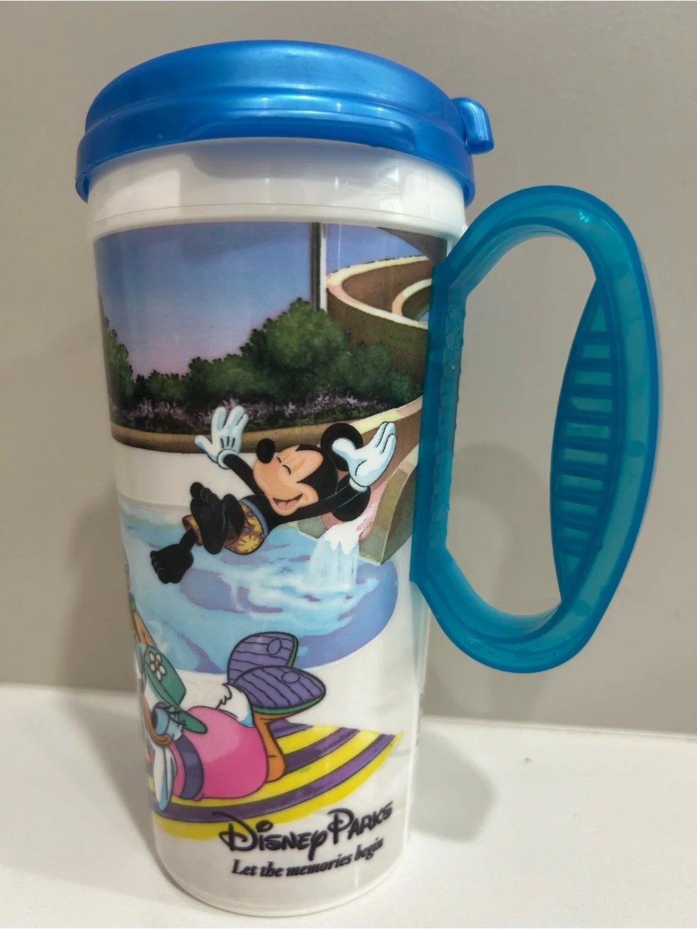 Disney Parks Rapid Fill Resort Pool Mug Mickey Minnie Donald Goofy NEW